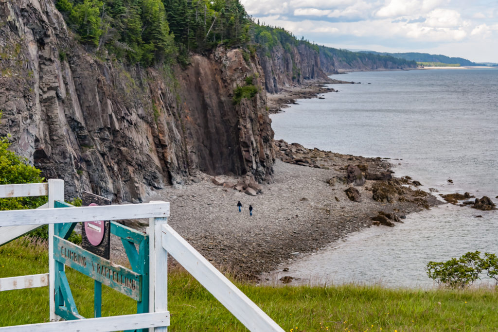 Scenic view from the lighthouse at Cape Enrage, New Brunswick