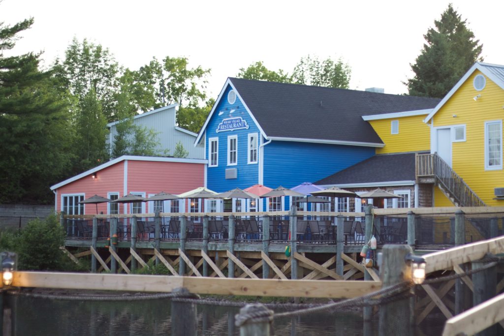 Wharf Village at Magnetic Hill in New Brunswick.